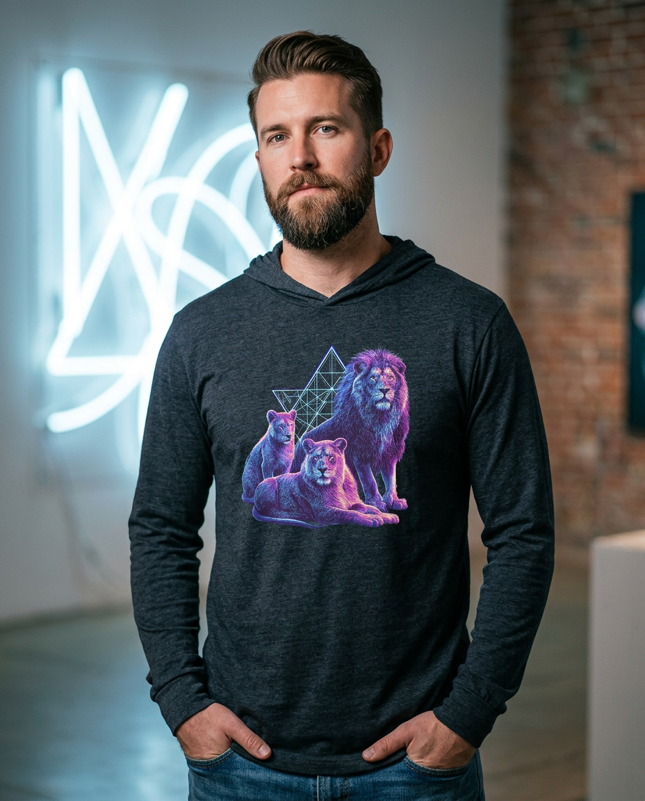 The Lion of Judah (Yehudah) — Hooded Long Sleeve