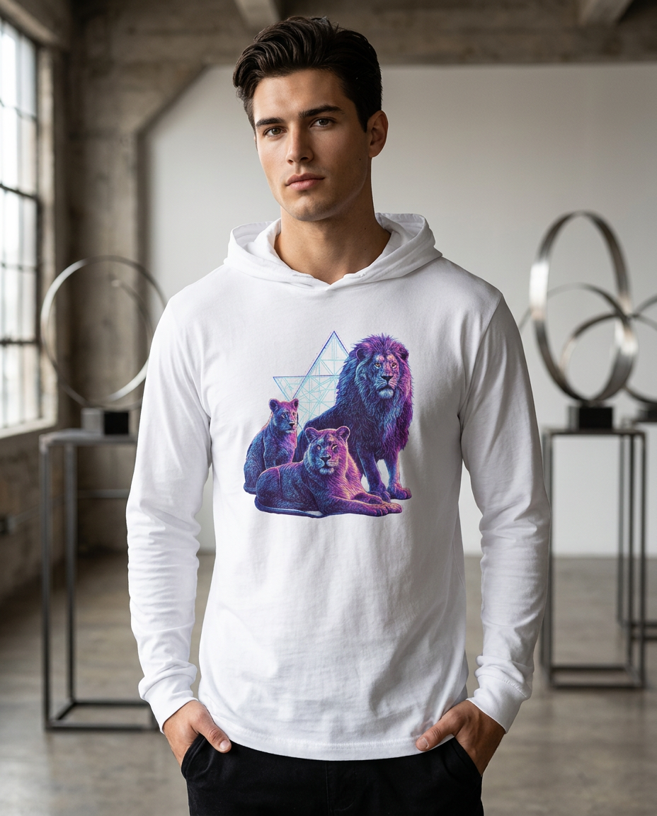The Lion of Judah (Yehudah) — Hooded Long Sleeve