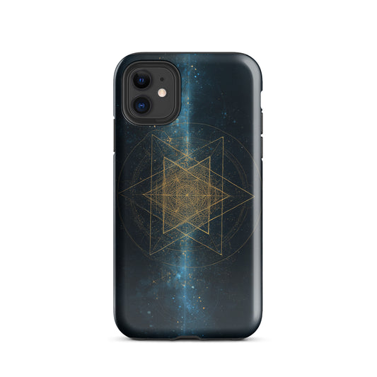 Magen David tough iPhone case featuring Star of David Jewish design — dual layer protection by JEWTHREADS