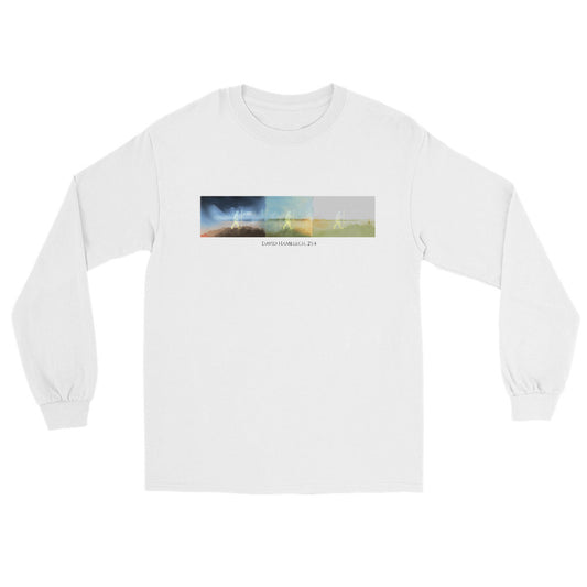 Psalm 23 Mizmor LeDavid Jewish long sleeve shirt featuring valley of the shadow of death design — JEWTHREADS