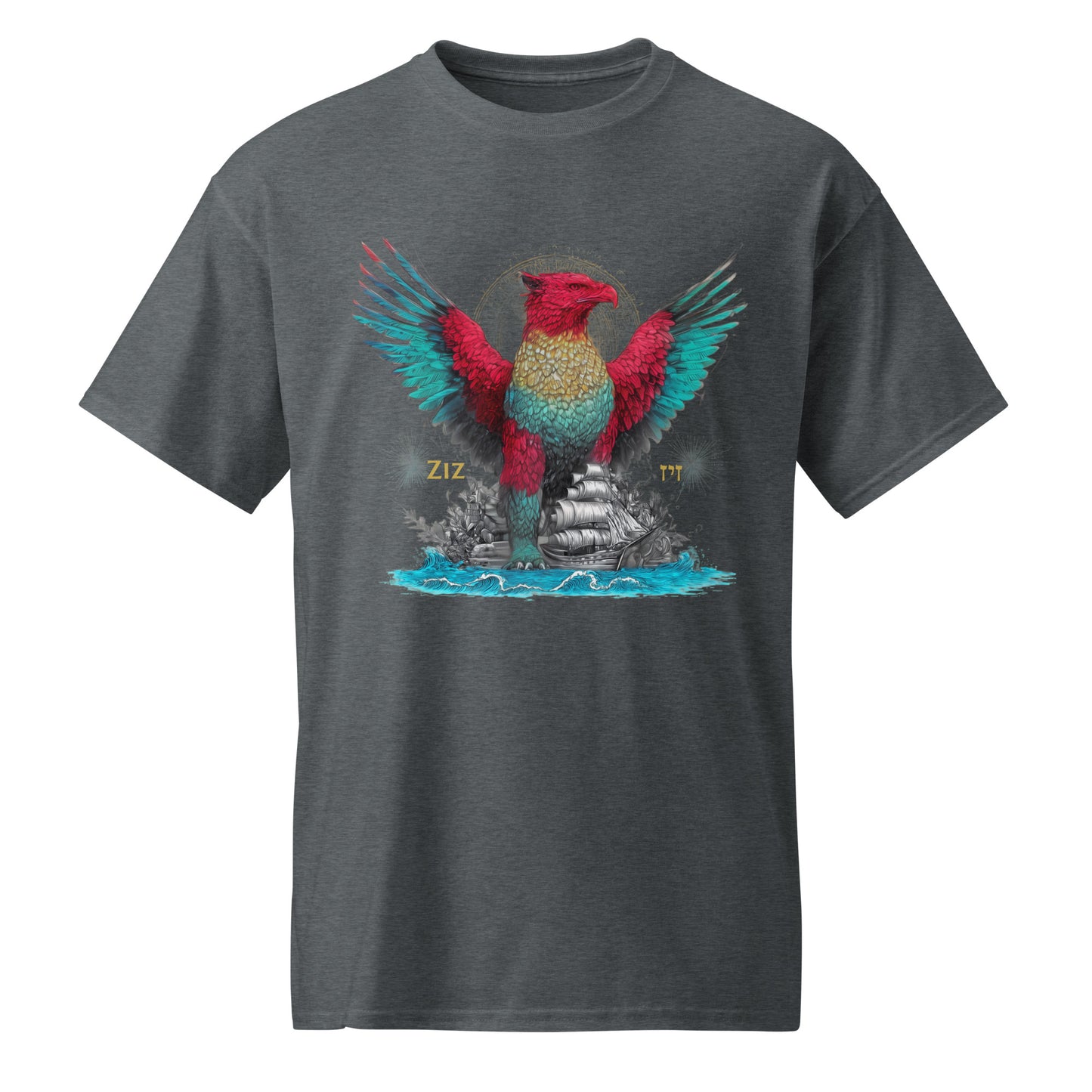 The Ziz Talmudic Jewish t-shirt featuring the king of all birds from Jewish tradition — JEWTHREADS