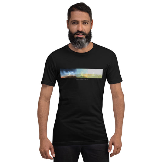 Psalm 23 Mizmor LeDavid Jewish t-shirt featuring valley of the shadow of death design — Jewish apparel by JEWTHREADS